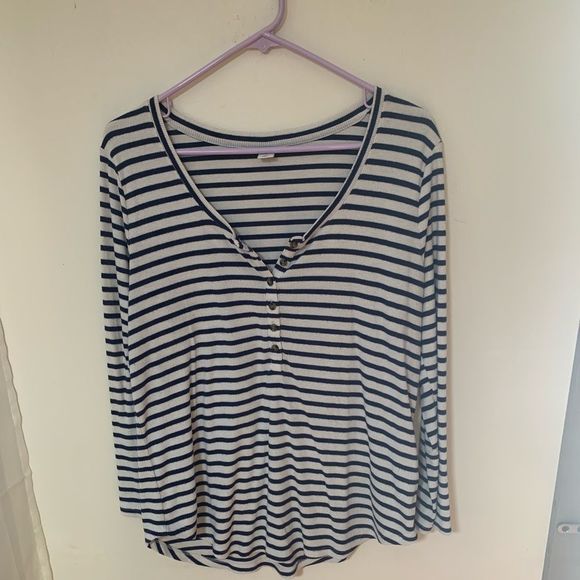 Old Navy Tops - Old Navy Women’s Henley Long Sleeve Top Size XL